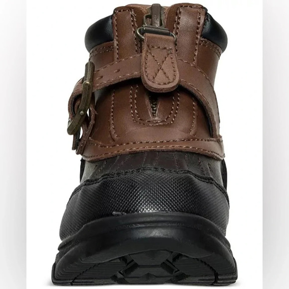 NWT Polo Ralph Lauren Colbey Toddler Boots Size 5 | Zip Up | $88 Retail - Picture 6 of 14